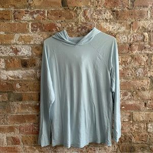 Alo Core Hooded Runner - Light Blue